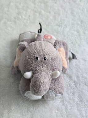 Gray elephant plush